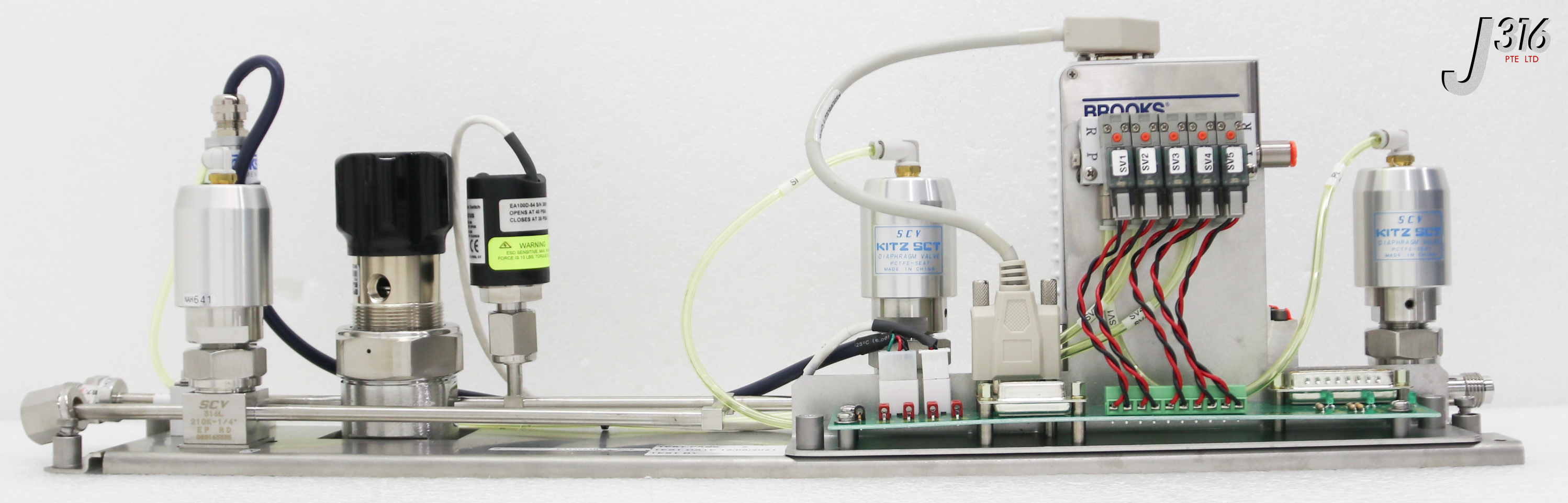 36953 VARIAN GAS PANEL ASSY E11366163 | eBay
